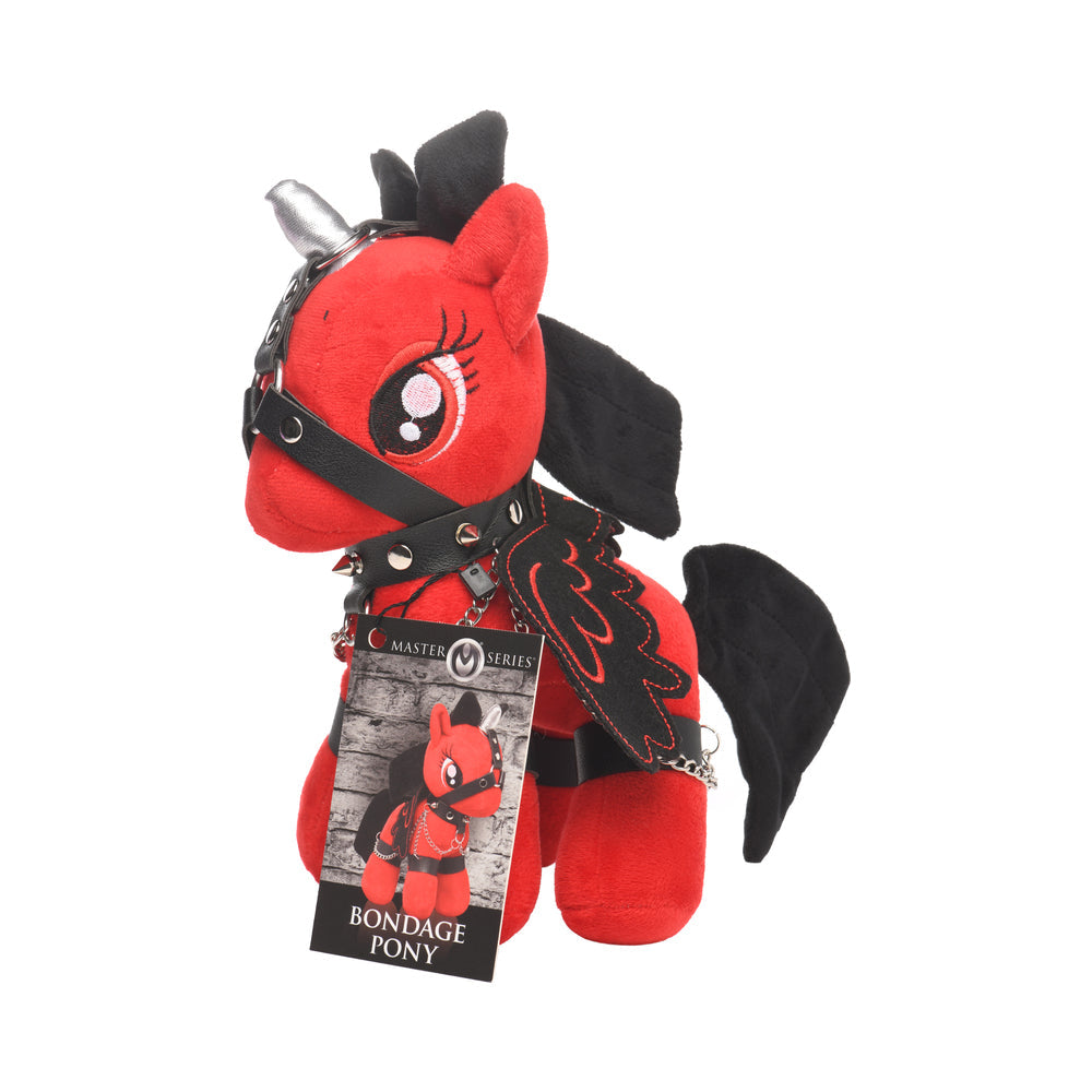 Master Scarlet Chainheart Bondage Pony Plushie